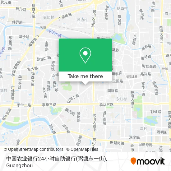 中国农业银行24小时自助银行(弼塘东一街) map