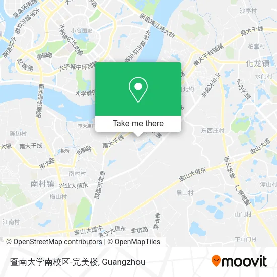 暨南大学南校区-完美楼 map