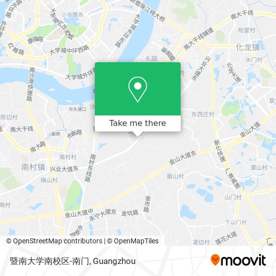 暨南大学南校区-南门 map