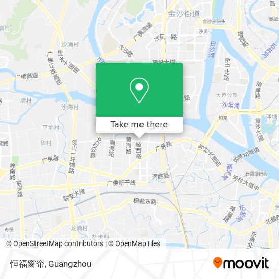 恒福窗帘 map