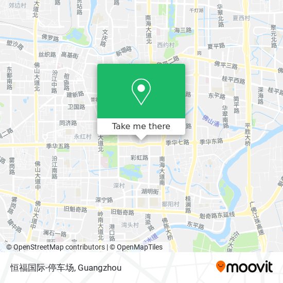 恒福国际-停车场 map