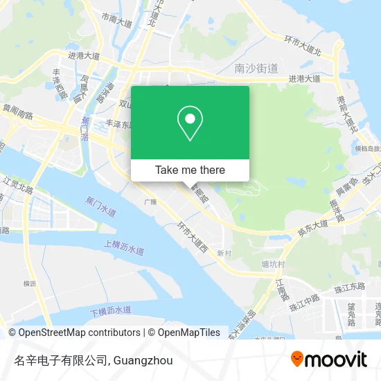 名辛电子有限公司 map