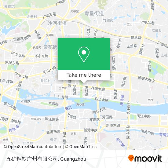 五矿钢铁广州有限公司 map