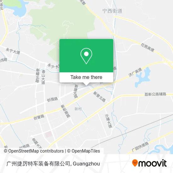 广州捷厉特车装备有限公司 map