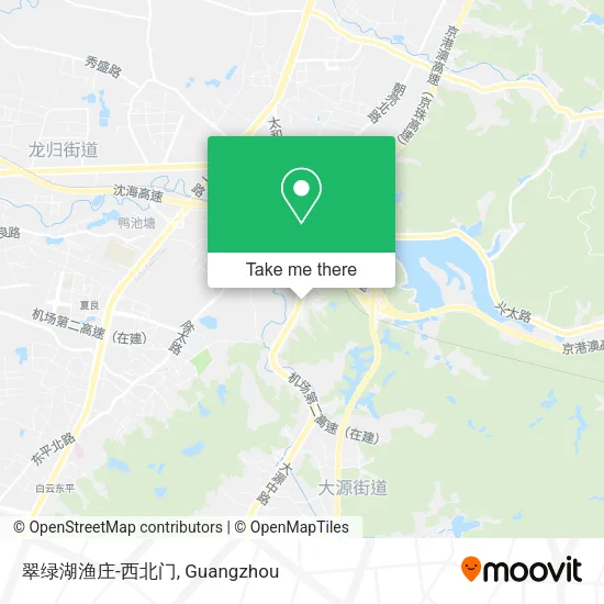 翠绿湖渔庄-西北门 map
