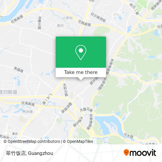 翠竹饭店 map