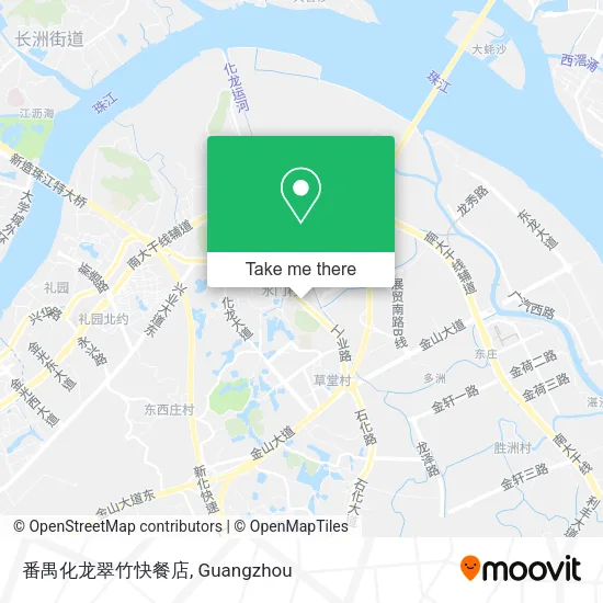 番禺化龙翠竹快餐店 map