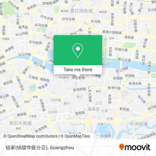 链家(锦骏华庭分店) map