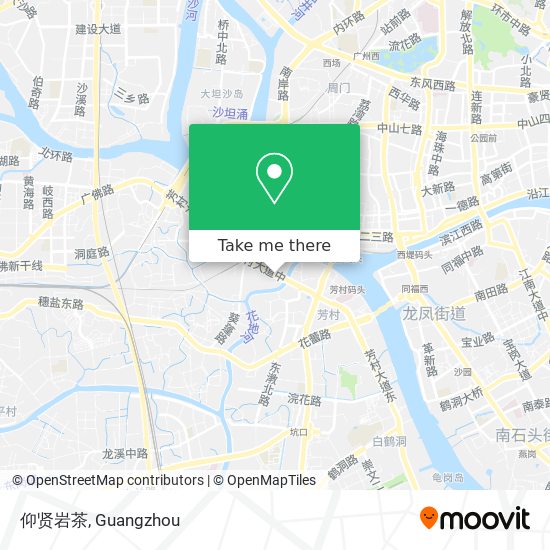 仰贤岩茶 map