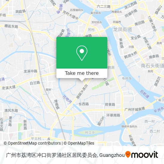 广州市荔湾区冲口街罗涌社区居民委员会 map