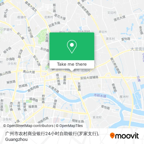 广州市农村商业银行24小时自助银行(罗家支行) map