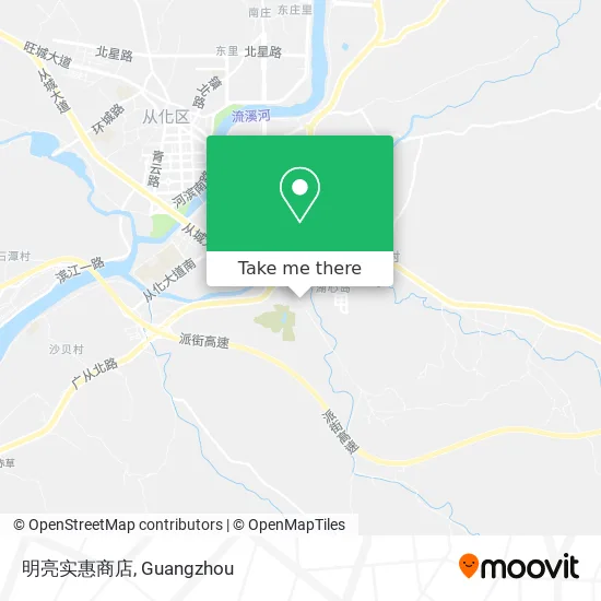 明亮实惠商店 map