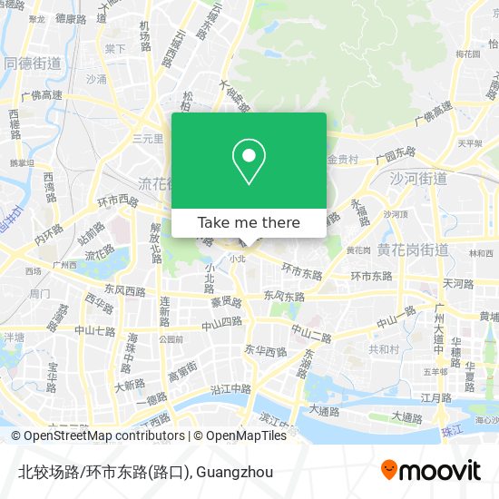 北较场路/环市东路(路口) map