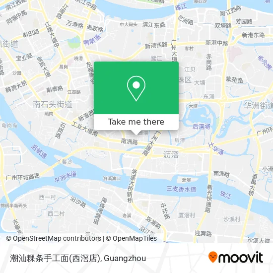 潮汕粿条手工面(西滘店) map