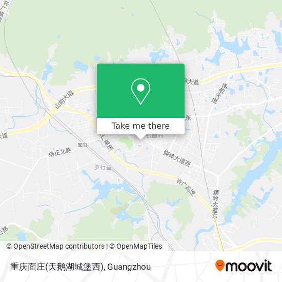 重庆面庄(天鹅湖城堡西) map