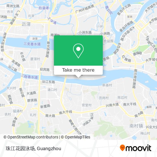 珠江花园泳场 map