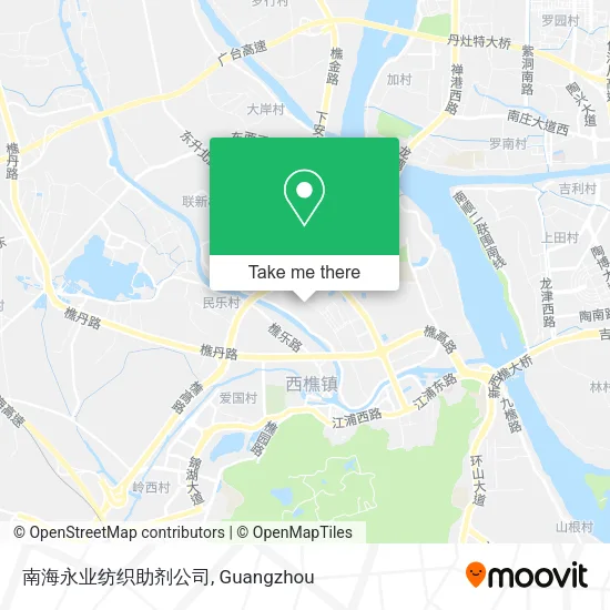 南海永业纺织助剂公司 map