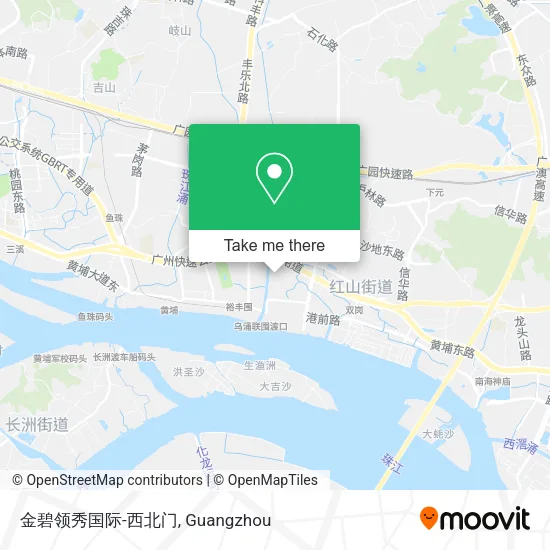 金碧领秀国际-西北门 map