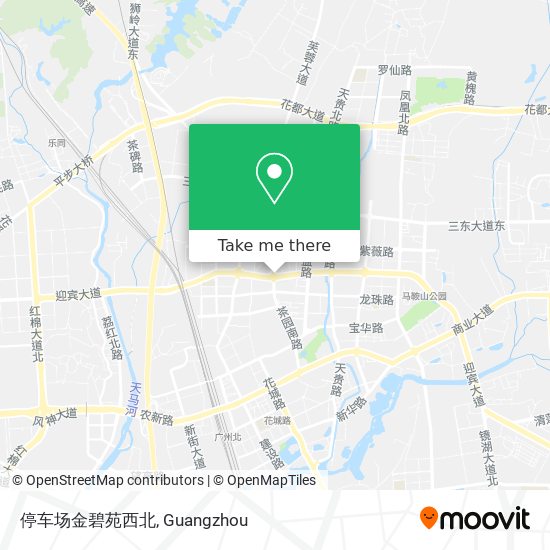 停车场金碧苑西北 map
