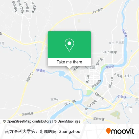南方医科大学第五附属医院 map