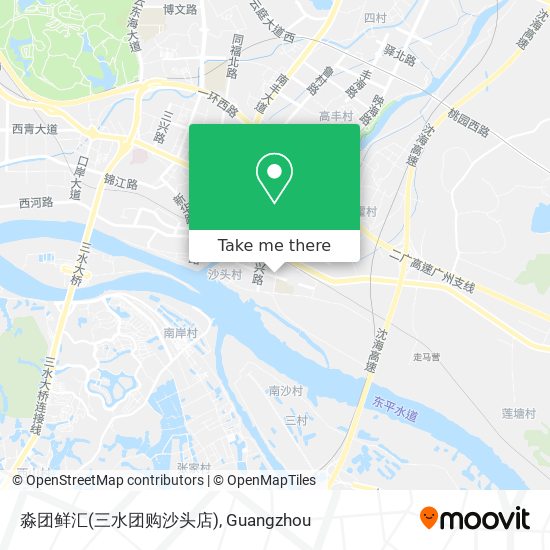 淼团鲜汇(三水团购沙头店) map