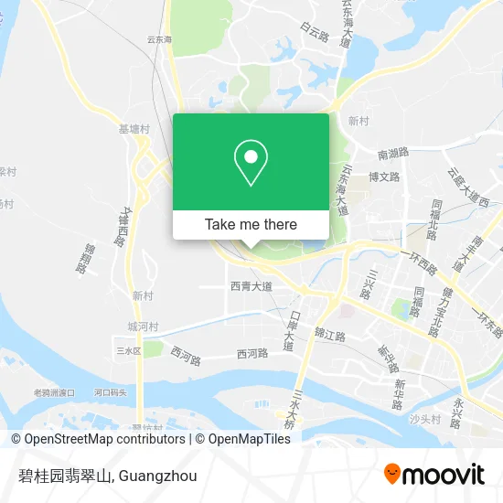 碧桂园翡翠山 map