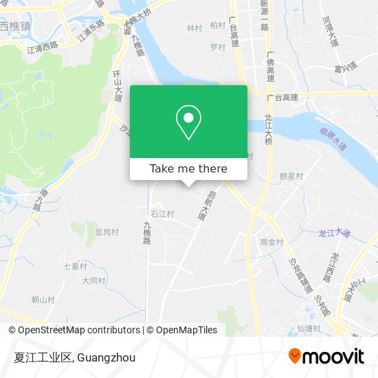 夏江工业区 map