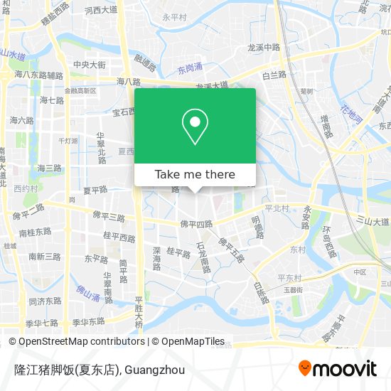 隆江猪脚饭(夏东店) map