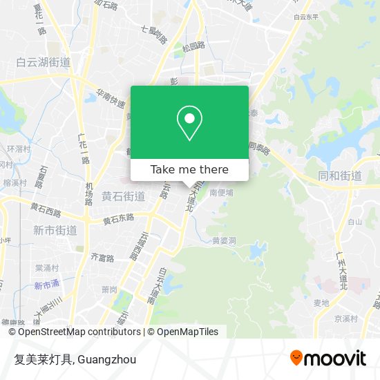 复美莱灯具 map