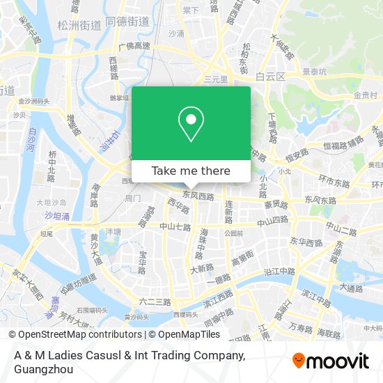 A & M Ladies Casusl & Int Trading Company map