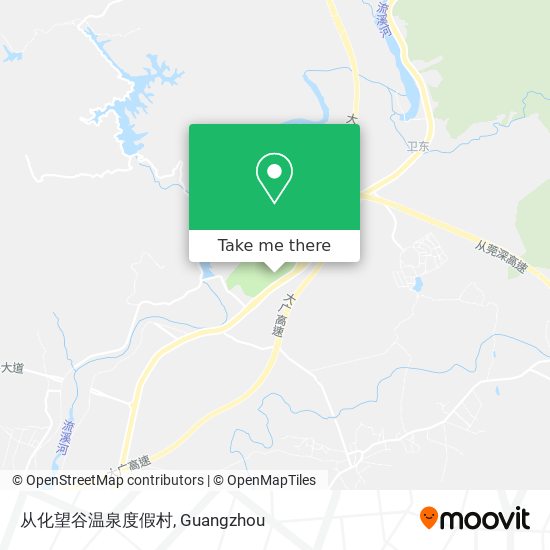 从化望谷温泉度假村 map