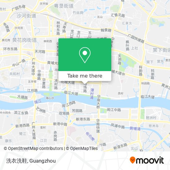 洗衣洗鞋 map