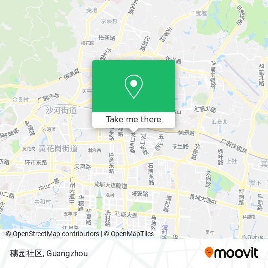 穗园社区 map