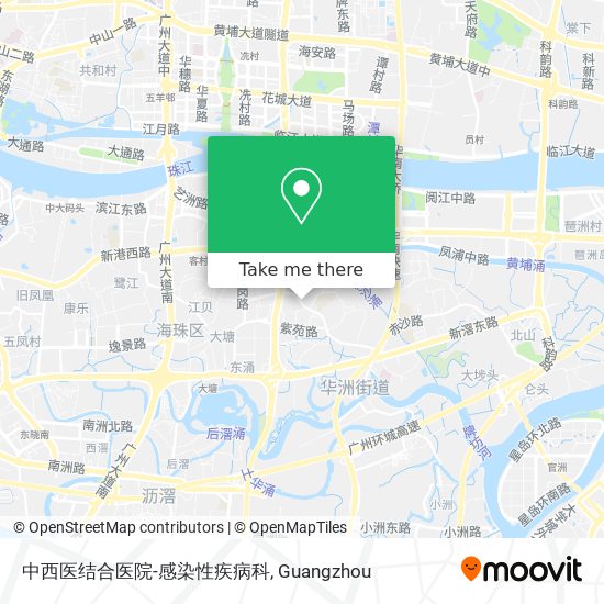 中西医结合医院-感染性疾病科 map