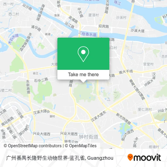广州番禺长隆野生动物世界-蓝孔雀 map
