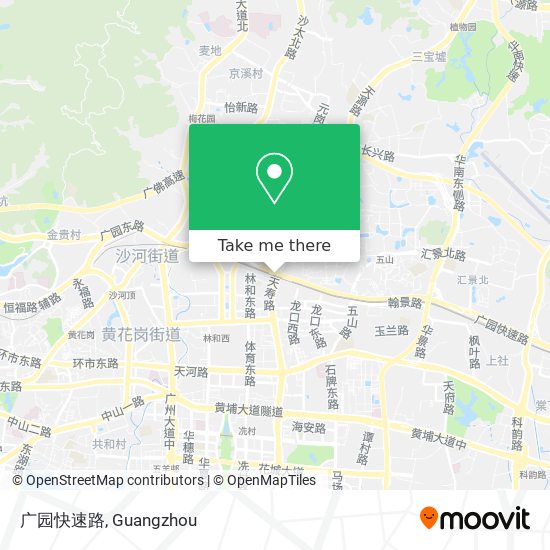 广园快速路 map
