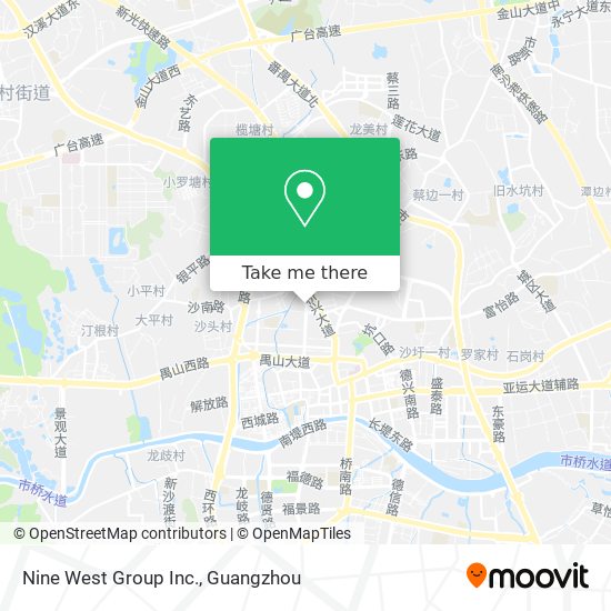 Nine West Group Inc. map
