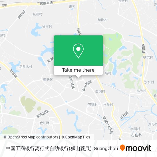 中国工商银行离行式自助银行(狮山菱展) map