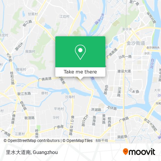 里水大道南 map