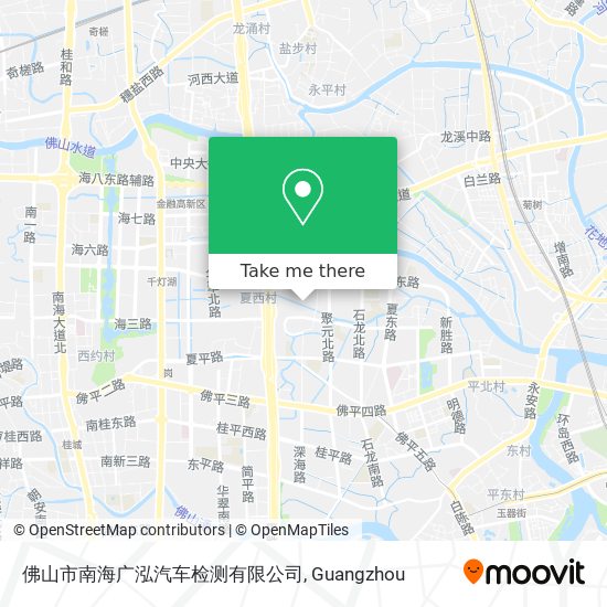 佛山市南海广泓汽车检测有限公司 map