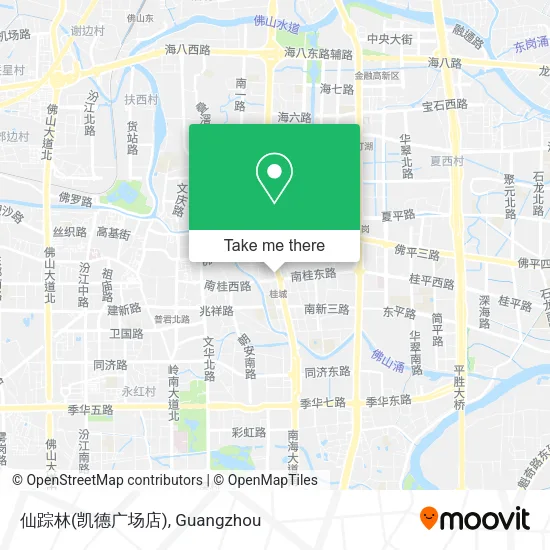 仙踪林(凯德广场店) map