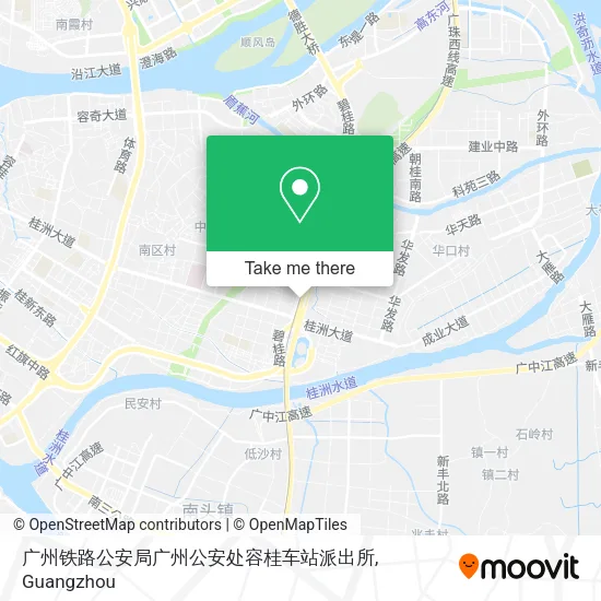 广州铁路公安局广州公安处容桂车站派出所 map