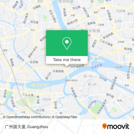 广州圆大厦 map