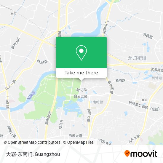天霸-东南门 map