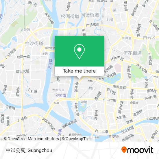 中试公寓 map