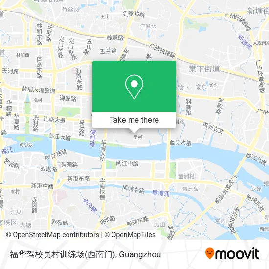 福华驾校员村训练场(西南门) map