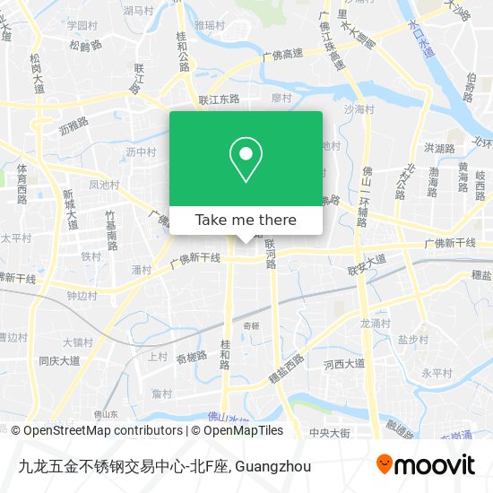 九龙五金不锈钢交易中心-北F座 map