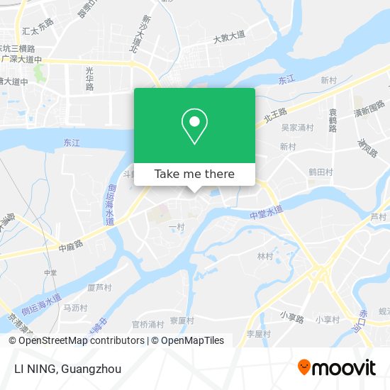 LI NING map