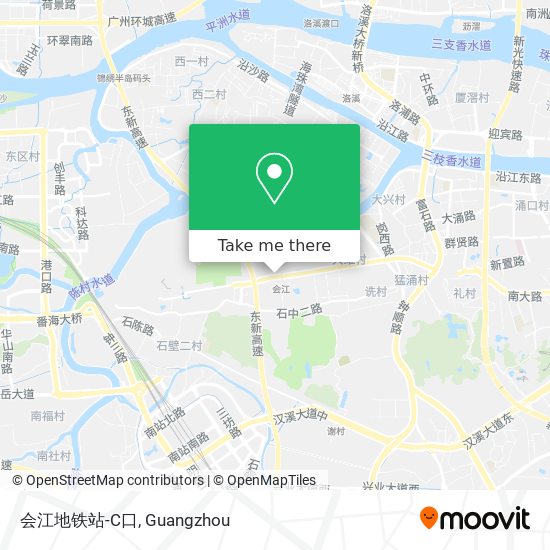 会江地铁站-C口 map