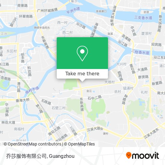乔莎服饰有限公司 map